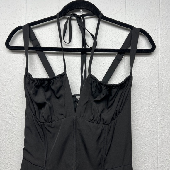 Marthea Womens Maxi Dress Large Corset Fairygoth Renaissance Witchy Regency Boho - Picture 3 of 14